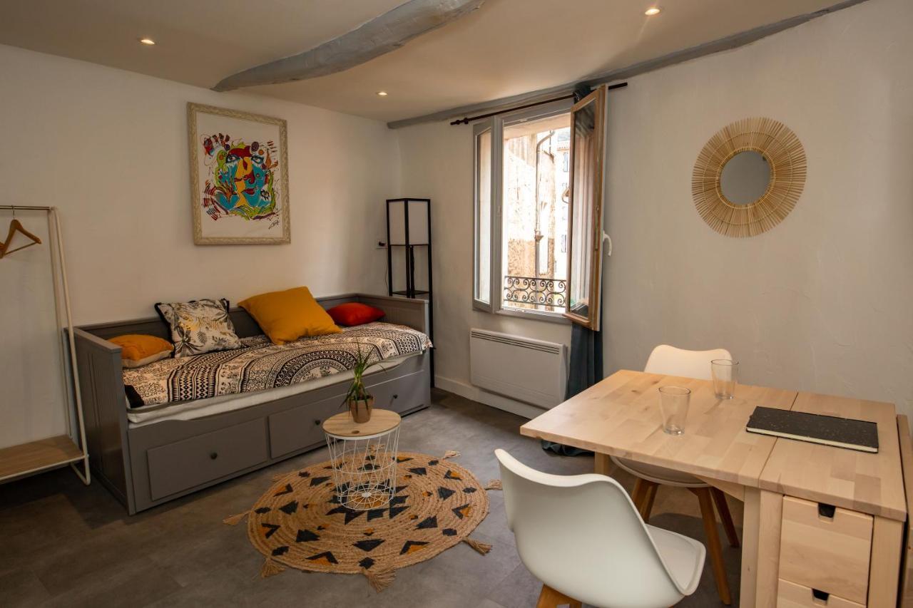 Ferienwohnung Studio Cosy Dans Centre Historique Avec Parking Grasse Exterior foto
