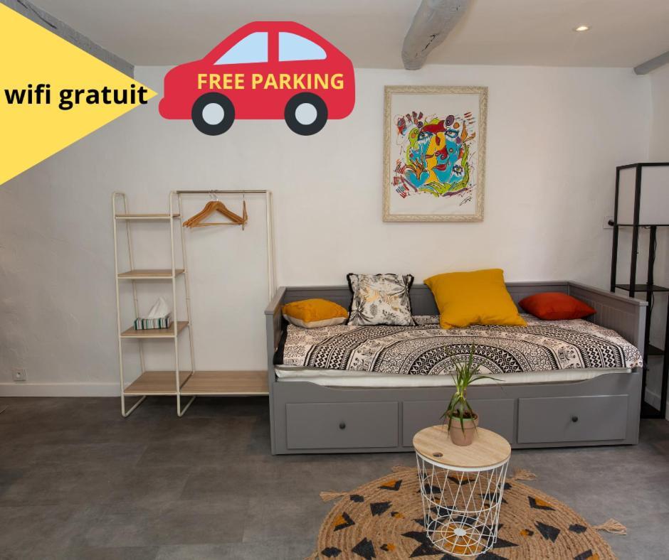 Ferienwohnung Studio Cosy Dans Centre Historique Avec Parking Grasse Exterior foto